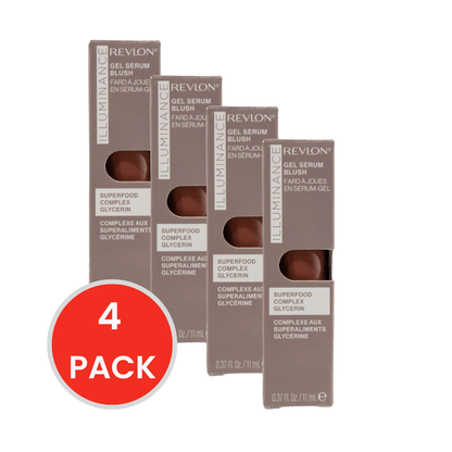 Revlon 11mL Gel Serum Blush Illuminance Enchanting Mauve 110 (4 Pack)