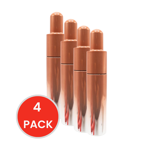Revlon 6mL Lip Oil Kiss Glow Bouncy Beige (4 Pack)