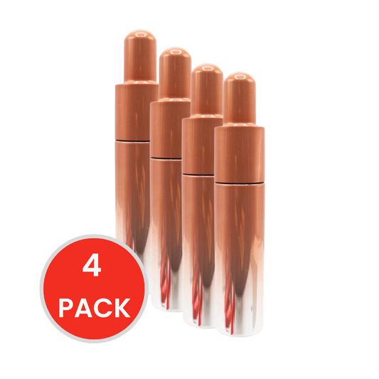Revlon 6mL Lip Oil Kiss Glow Bouncy Beige (4 Pack)