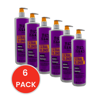 Bed Head 970mL Shampoo Tigi Serial Blonde For Edgy Blondes Restoring (6 Pack)