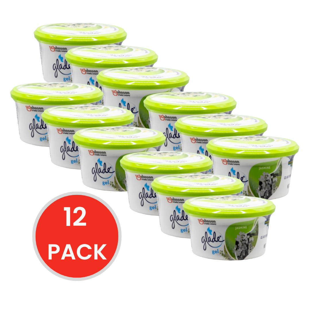 Glade 70g Air Freshener Gel Jasmine (12 Pack)