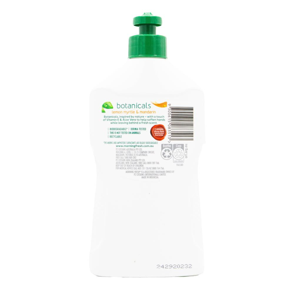 MORNING FRESH 350mL DISHWASHING LIQUID BOTANICALS ULTRA CONCENTRATE LEMON MYRTLE AND MANDARIN (12x Pack)
