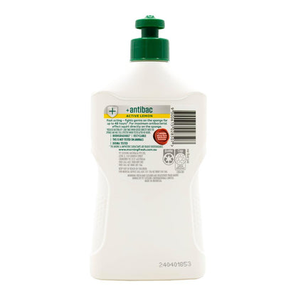 Morning Fresh 350ml Dishwashing Liquid Antibac 48 Hour Protection Active Lemon (12x Pack)