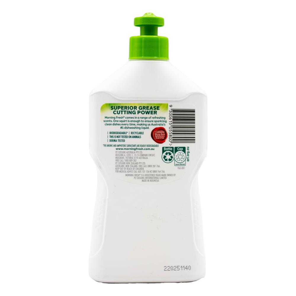 Morning Fresh 400ml Dishwashing Liquid Lime (12x Pack)