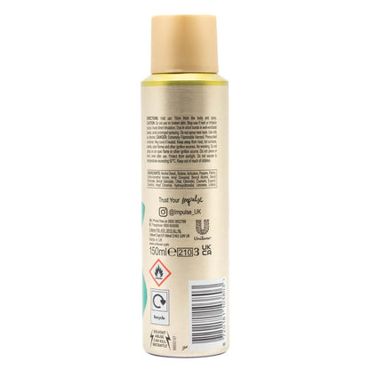 Impulse Body Spray Hint Of Musk Inspired By Bergamot And Musk 150ml (6 Pack)