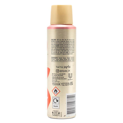 Impulse Body Spray True Love Inspired By Rose And Coconut 150ml (6 Pack)