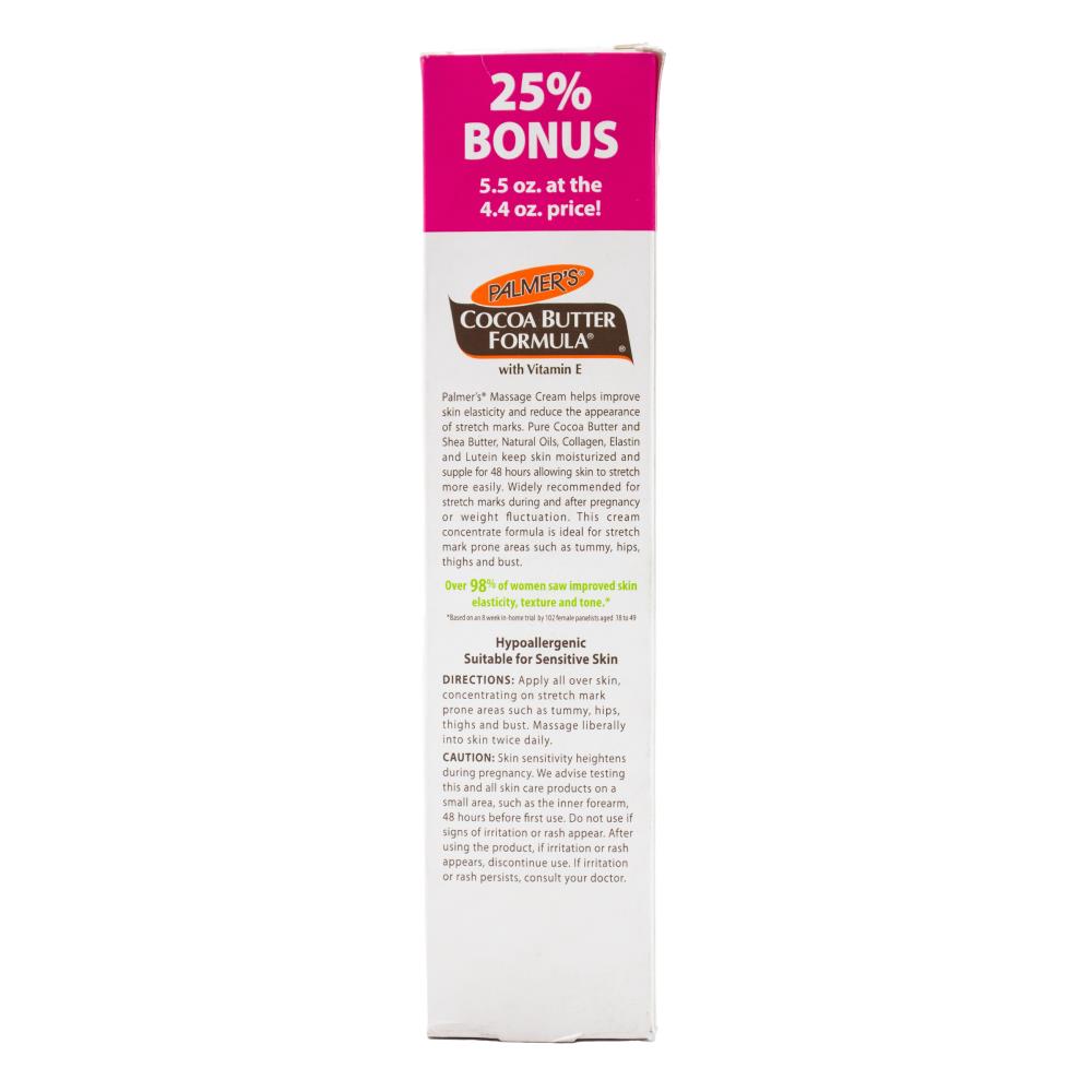 PALMERS 156g MASSAGE CREAM FOR PREGNANCY COCOA BUTTER FORMULA WITH VITAMIN E (6x Pack)