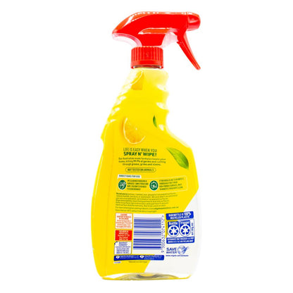 Ajax 500ml Spray N Wipe Trigger Multi Purpose Lemon Citrus ( 8x Pack)