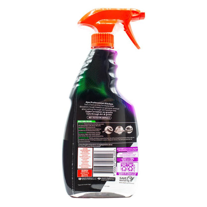 Ajax 500ml Professional Trigger Kitchen Power Degreaser (8x Pack)