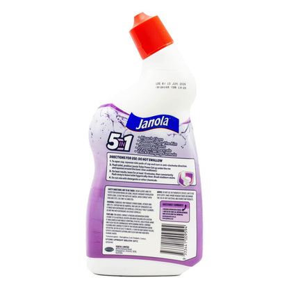JANOLA TOILET BLEACH GEL LAVENDER 700ml (6x Pack)