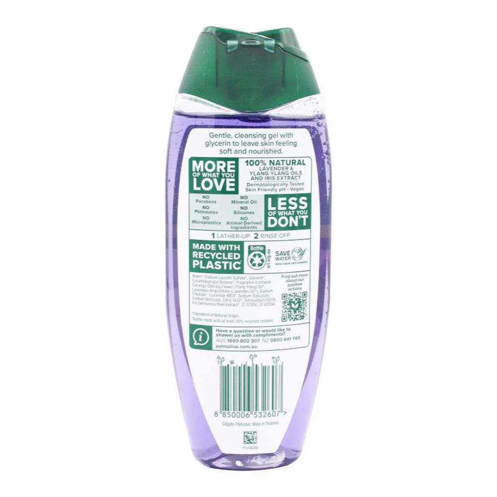 Palmolive 500ml Naturals Body Wash Anti-stress With Ylang Ylang & Iris (6x Pack)