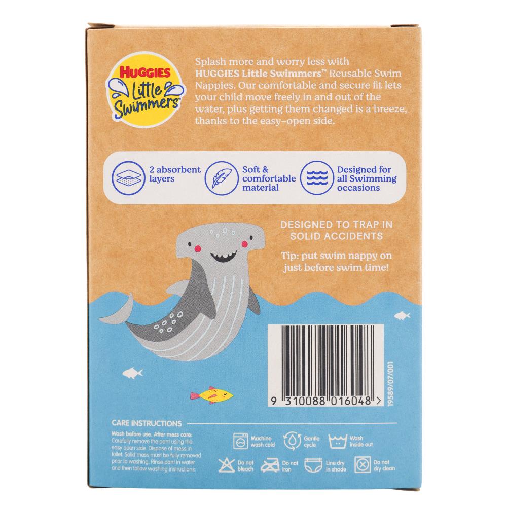 Huggies Little Swimmers Reusable Swim Nappy Small 7–12kg (1 Pack)