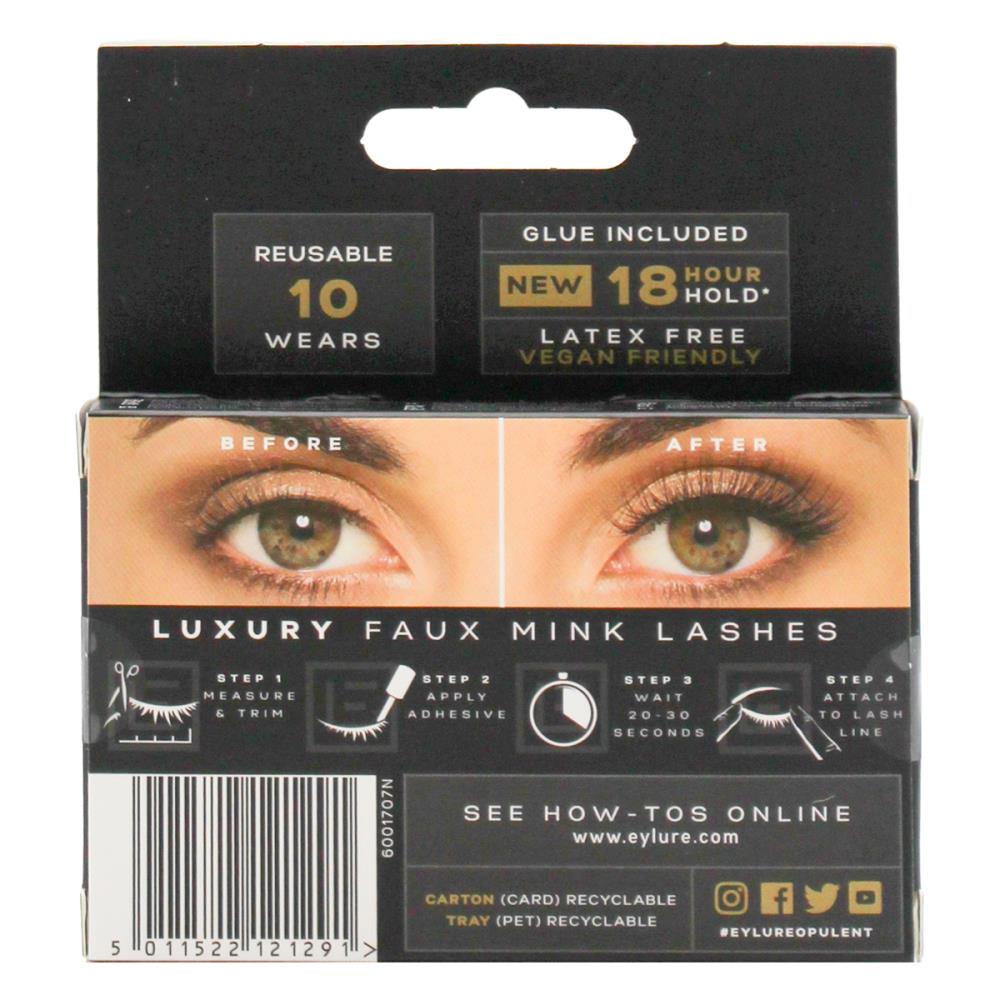 Eylure London Lashes Opulent Faux Mink (4x Pack)
