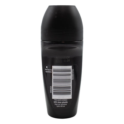 Lynx Antiperspirant Roll On Black Frozen Pear & Cedarwood Scent 48hr 50ml (6 Pack)