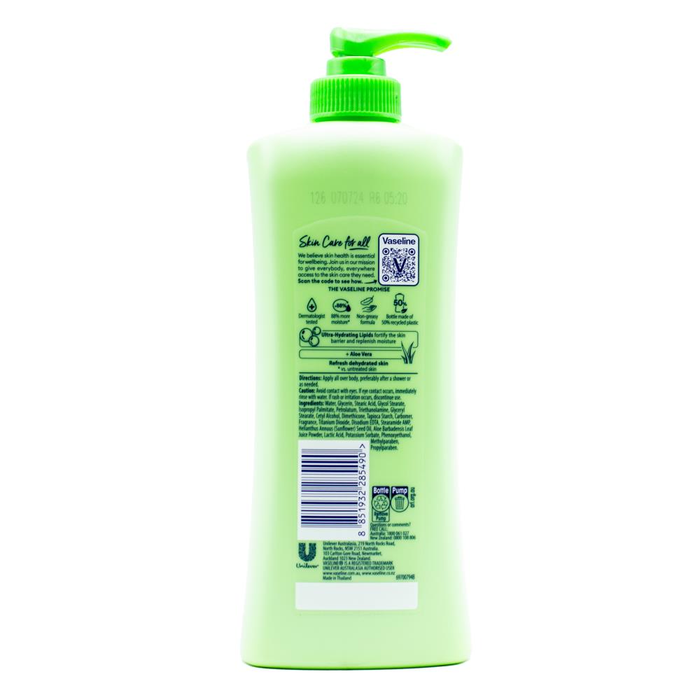 VASELINE 400mL INTENSIVE CARE LOTION ALOE SOOTH (4x Pack)