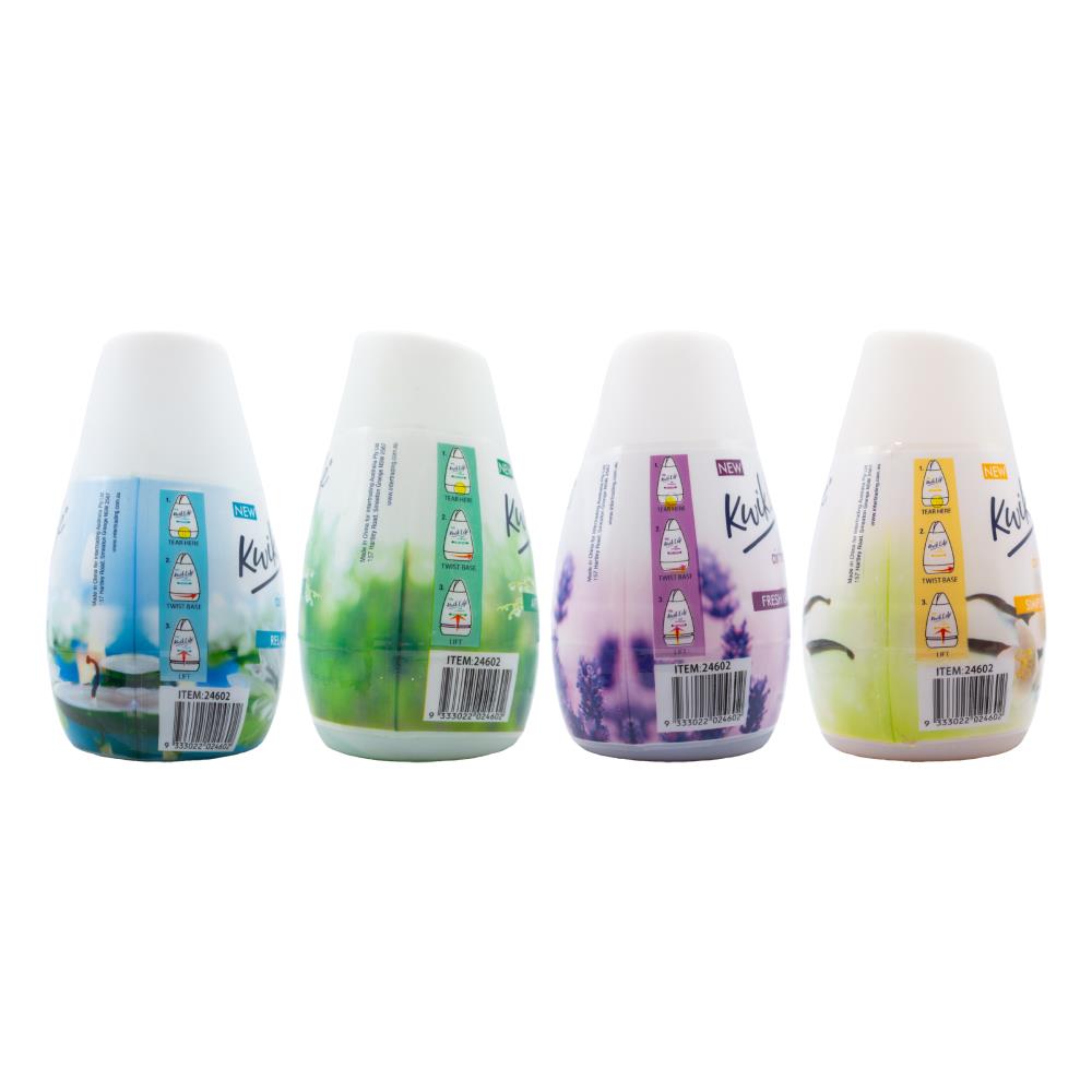 Kwik Life 198g Gel Air Fresheners Assorted (12x Pack)