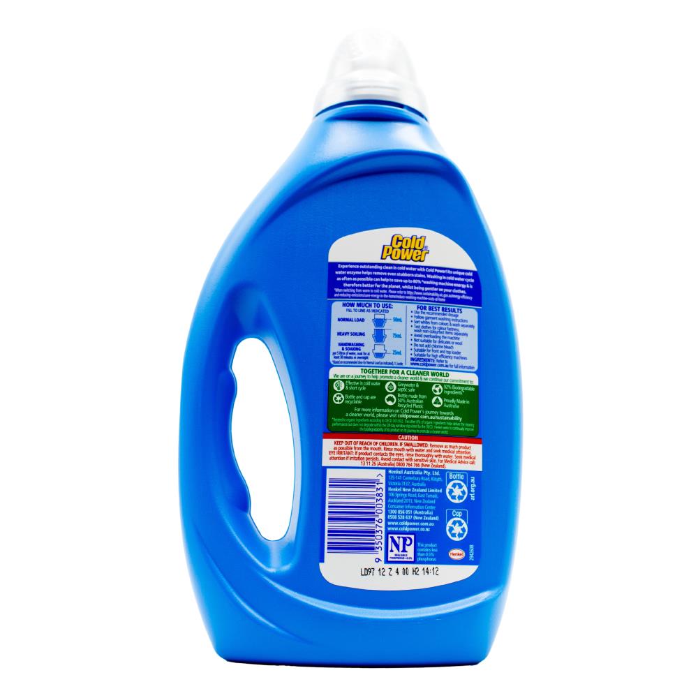 Cold Power Laundry Liquid Advanced Clean Effect 1L (6 Pack)ive Stain Removal
