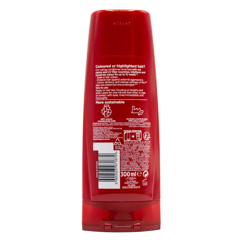 Loreal Conditioner Elvive Colour Protecting Coloured Or Highlighted Hair 300ml (6x Pack)