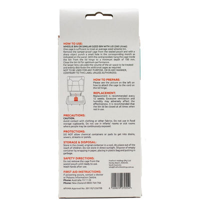 Bin Guard Pk1 For Outdoor Bins Controls Flies And Maggots Insect Guard (10x Pack)