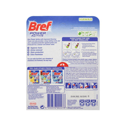 Bref Toilet Cleaner Cage Power Active 4 Function Formula Hawaii 50g (6 Pack)