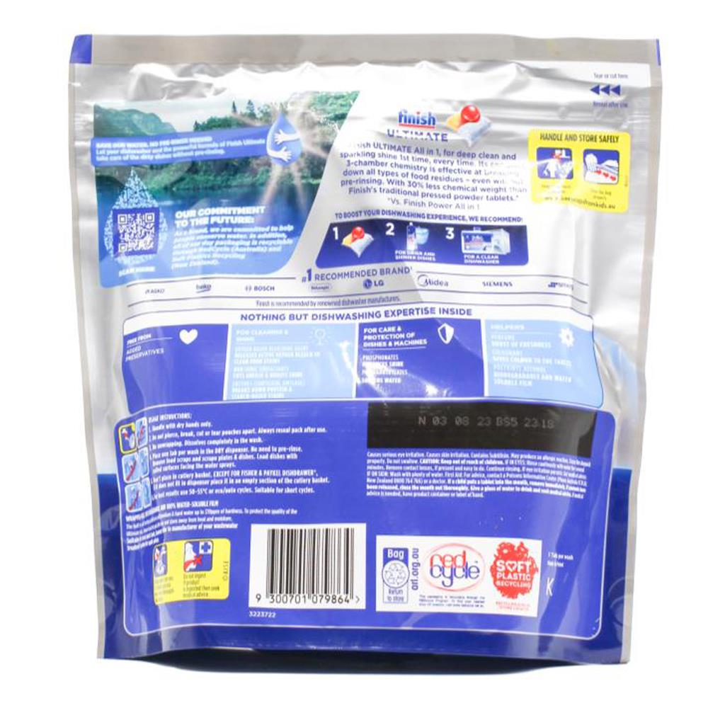 Finish All in 1 Dishwashing Tablets Lemon Sparkle 7 X 18pk (126 Tablets)