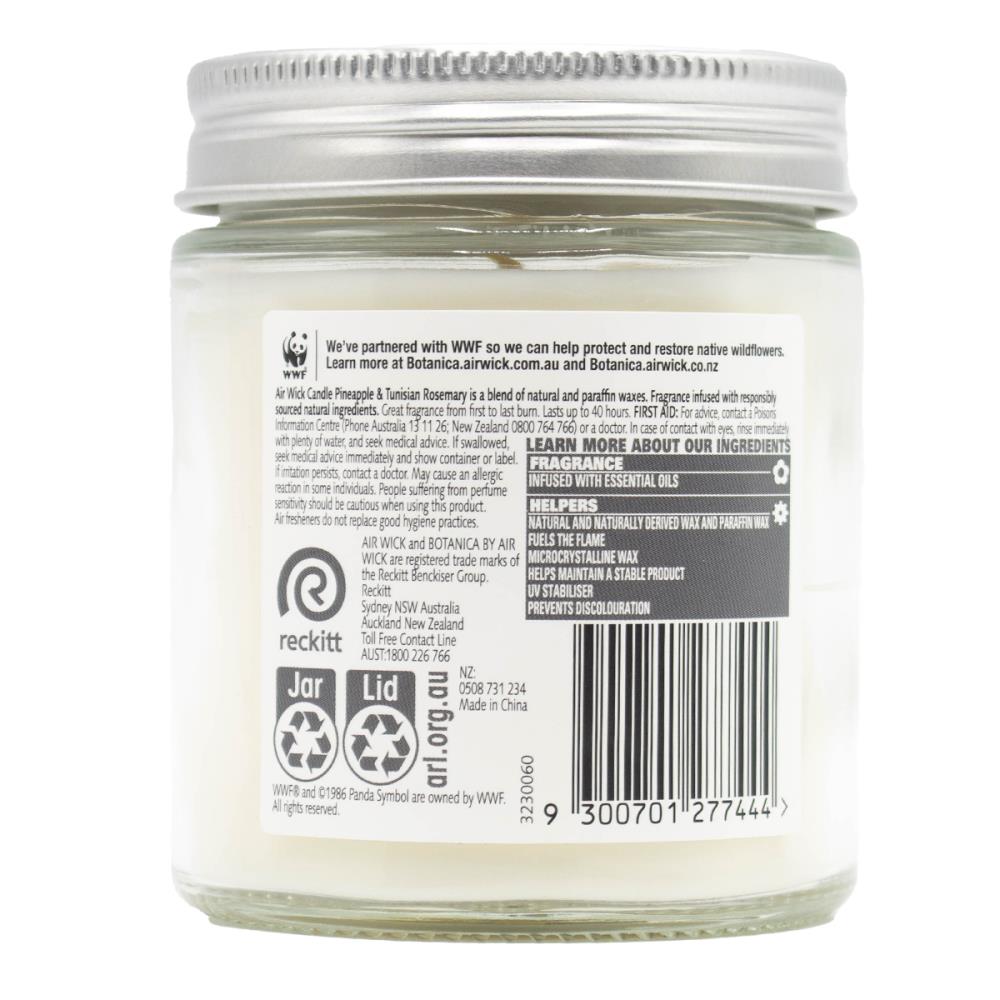 Air Wick 205g Candle Botanica Pineapple And Tunisian Rosemary (3x Pack)