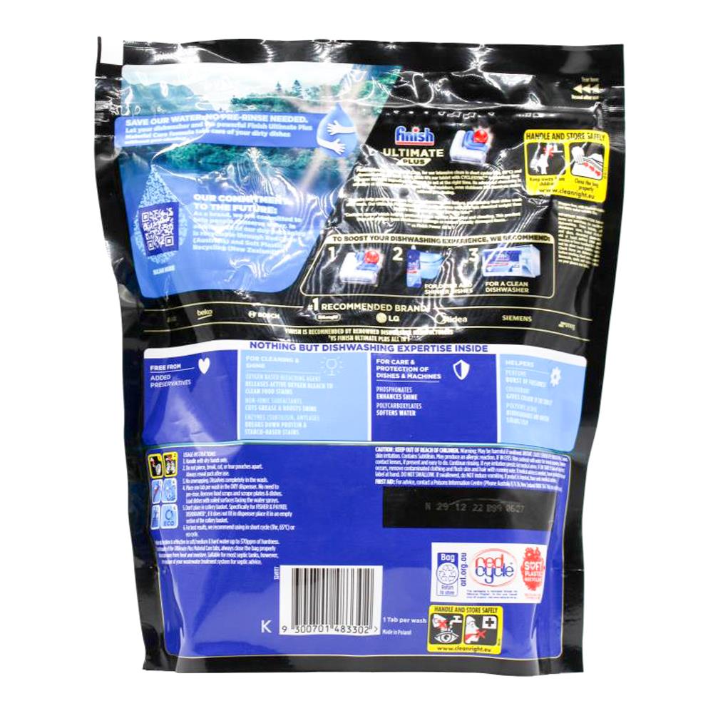 Finish Dishwasher Tablets Ultimate Plus 35 Pack (7 Pack, 245 Tablets)
