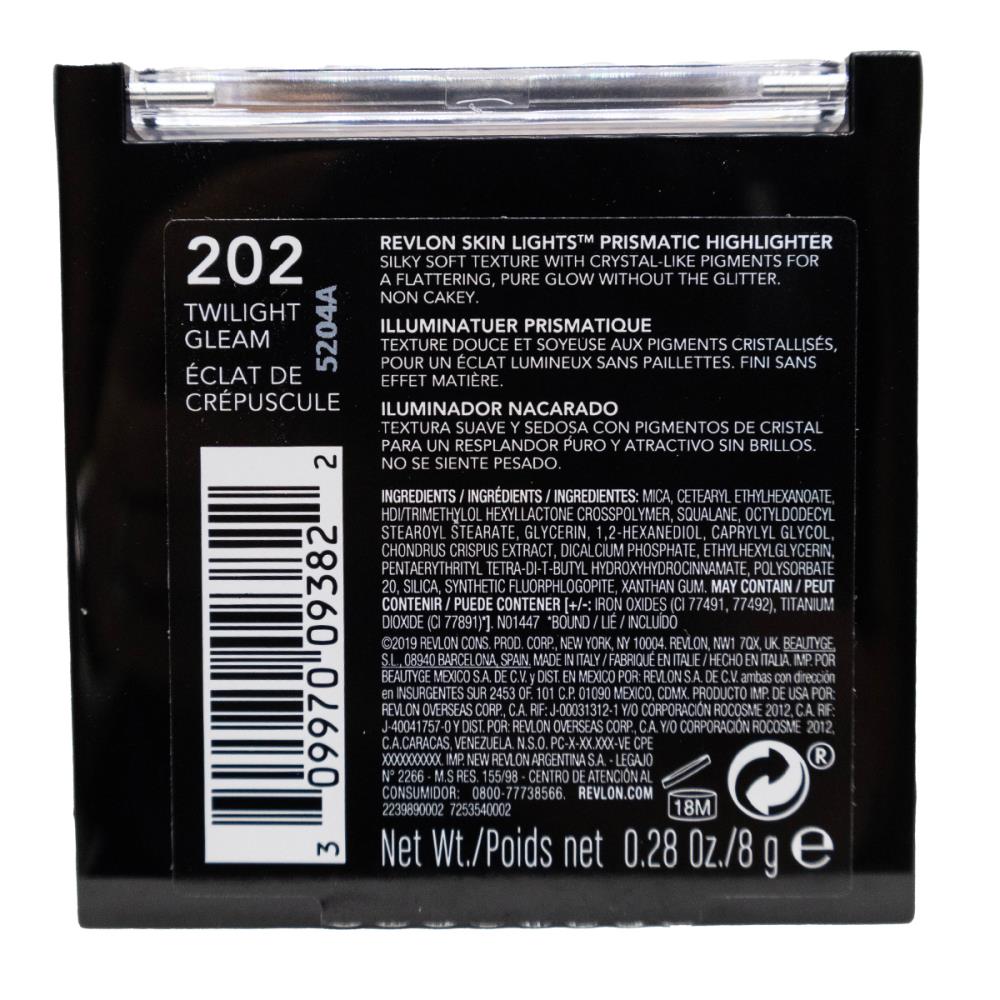 Revlon 8g Highlighter Skin Lights Twilight Gleam 202 (2 Pack)