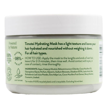TIMOTEI 300mL HYDRATING MASK COCONUT MILK AND ALOE VERA (6x Pack)