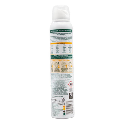 Batiste 200ml / 120g Dry Shampoo 100% Natural Extract Green Tea And Chamomile (6x Pack)