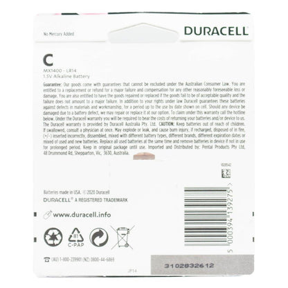 Duracell Batteries Ultra C 8 x 2Pk (Value Pack 16)