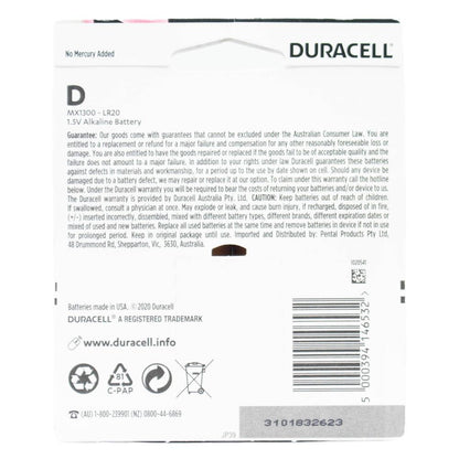 DURACELL BATTERIES ULTRA D 6 x 2Pk (Value Pack 12)