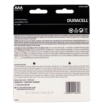 Duracell AAA Batteries 6 x 24Pk (Value Pack 144)