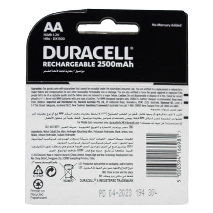 Duracell Rechargeable Batteries AA 6 x 2Pk (Value Pack 12)