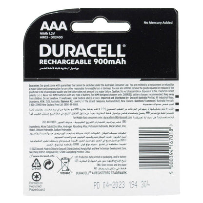 Duracell Rechargeable Batteries AAA 6 x 2Pk (Value Pack 12)