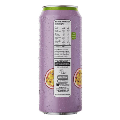 H2 Juice 500ml Sparkling Passionfruit 500ml Can (12x Pack)
