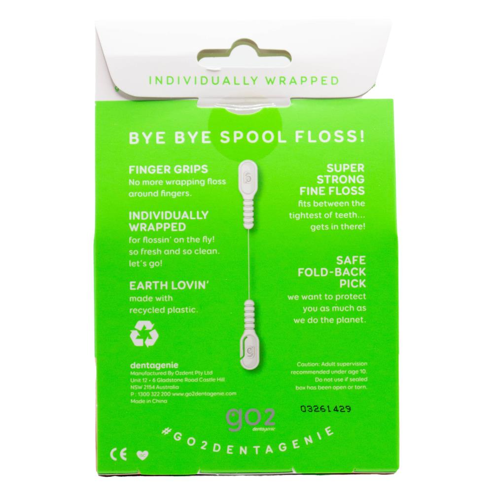 GO2 DENTAGENIE PK60 GRIPPER FLOSS TIGHT TEETH FINE (216 Value Pack)