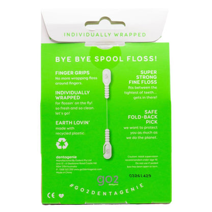GO2 DENTAGENIE PK60 GRIPPER FLOSS TIGHT TEETH FINE (216 Value Pack)