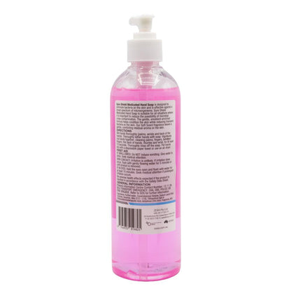 Zexa Medicated Hand Soap Sure Shield Liquid Gel Soft Scented 485mL (12 Pack)