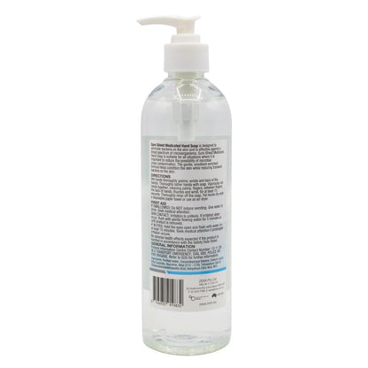 Zexa Medicated Hand Soap Sure Shield Liquid Gel Fragrance Free 485mL (12 Pack)