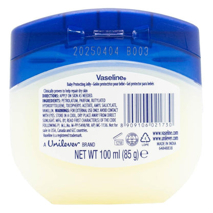 VASELINE 100mL PROTECTING JELLY BABY GENTLE (12x Pack)