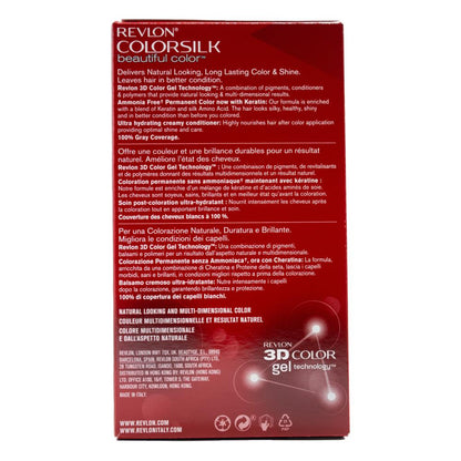 Revlon Colorsilk 3d Hair Color Permanent Keratin 50 Light Ash Brown (3x Pack)