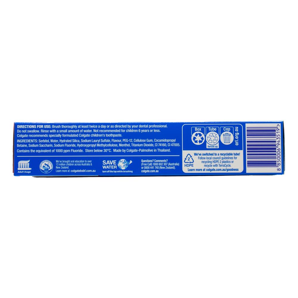 Colgate 200g Toothpaste Max Fresh With Mini Breath Strips Cool Mint (12x Pack)