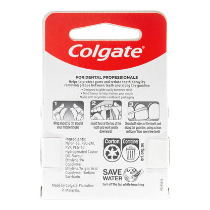 Colgate 137m Dental Floss Mint Waxed (6x Pack)