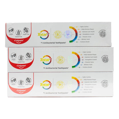 Colgate Pk3 X 200g Toothpaste Total 12 Advanced Clean (8x Pack)