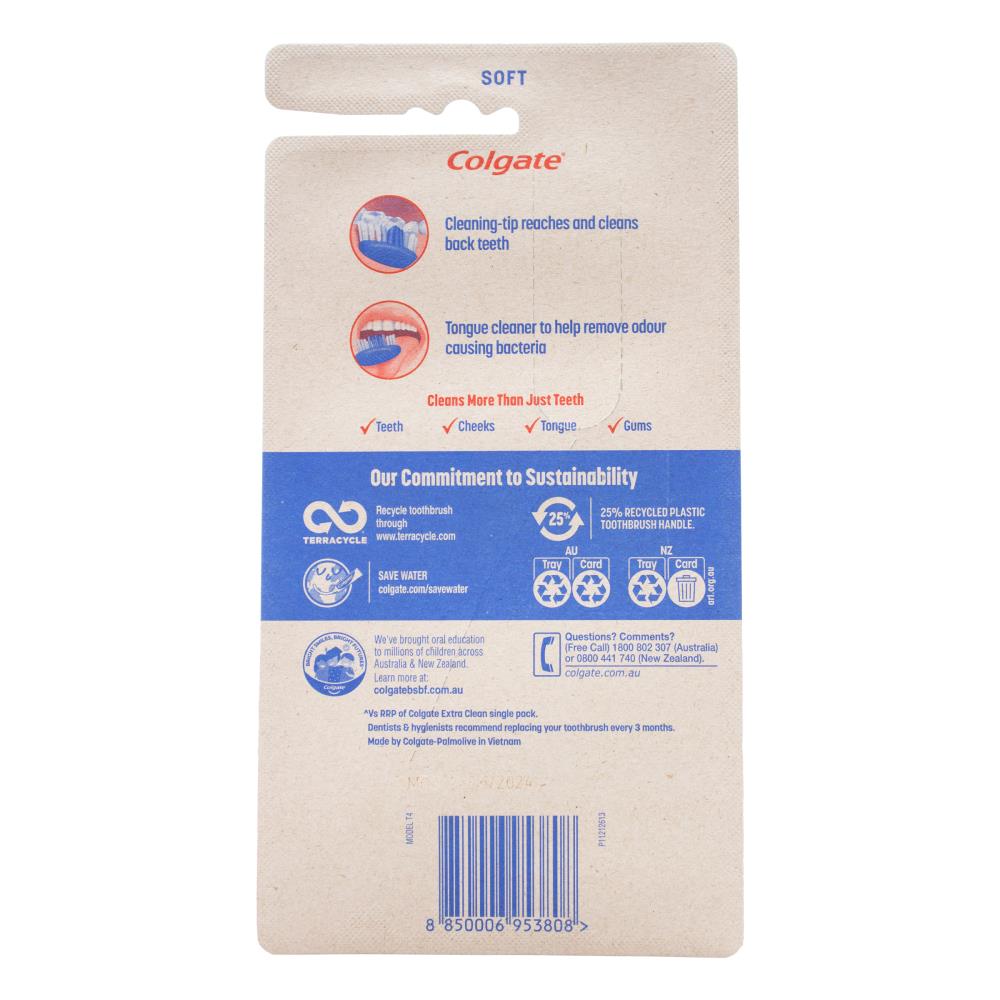 Colgate Pk5 Toothbrush Extra Clean Soft (6x Pack)