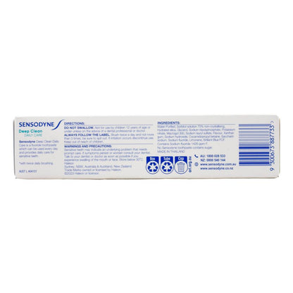 SENSODYNE 100g TOOTHPASTE DEEP CLEAN DAILY CARE (12 xPack)