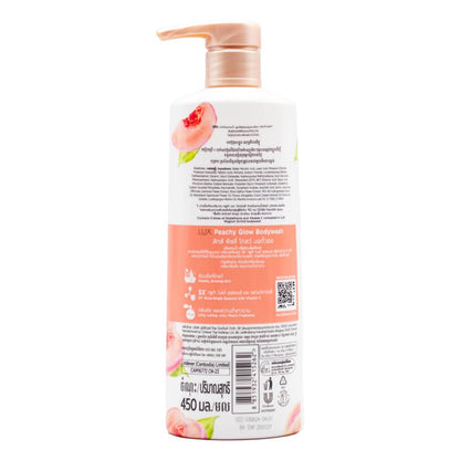 Lux Body Wash Peachy Glow 450ml (8 Pack)