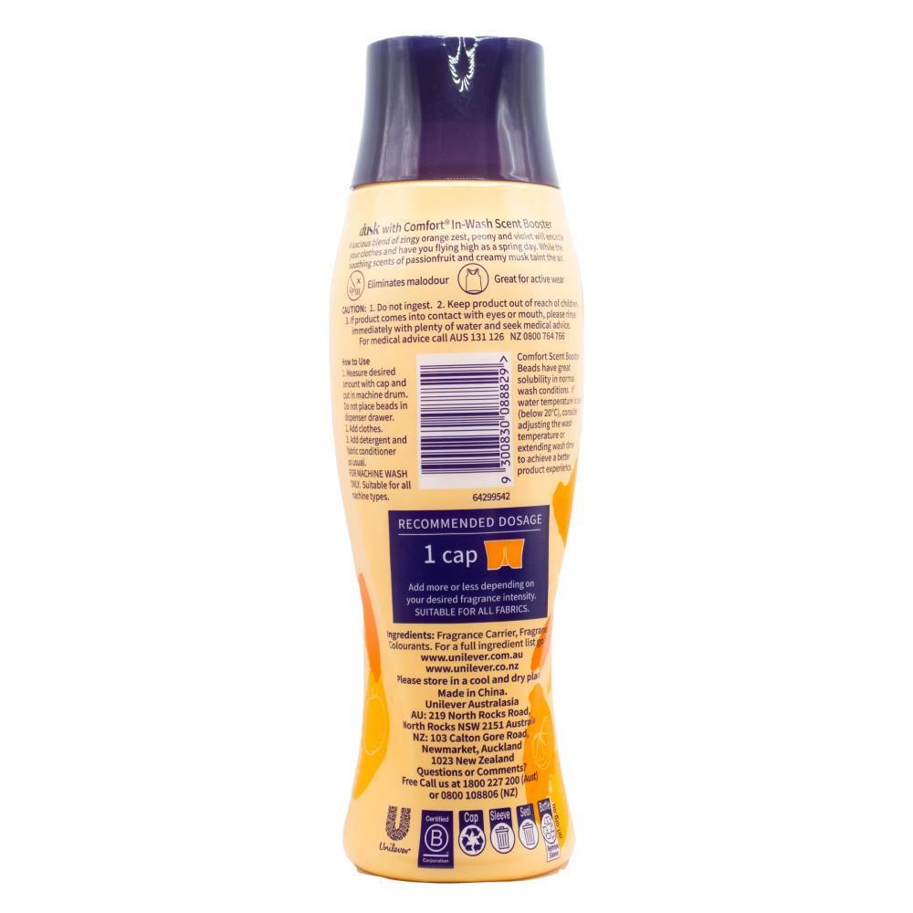 Comfort In Wash Scent Booster Dusk Orange Spring 425g (6 Pack)
