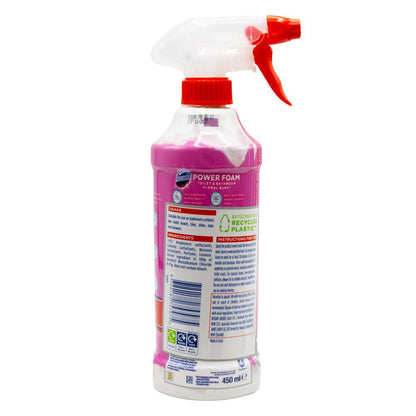 Domestos Toilet & Bathroom Power Foam Floral Burst 450mL (6 Pack)